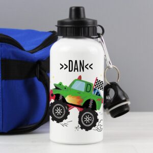 Personalised Monster Truck Drinks Bottle: 2 - Kids Bottles By Gift Moments