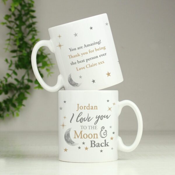Personalised To the Moon and Back... Mug: 1 - Mugs By Gift Moments