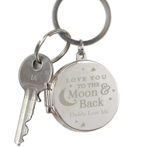 Personalised To the Moon and Back...Photo Keyring: 3 - Keyrings By Gift Moments