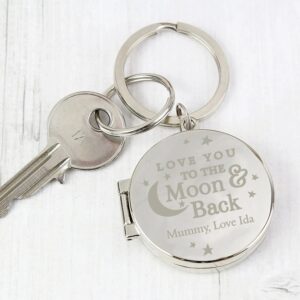 Personalised To the Moon and Back...Photo Keyring: 2 - Keyrings By Gift Moments