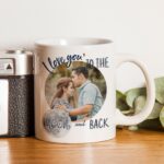 Personalised Moon & Back Photo Upload Mug: 1 - Mugs By Gift Moments