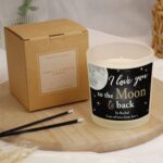 Personalised Moon & Back Scented Jar Candle: 1 - Candles By Gift Moments