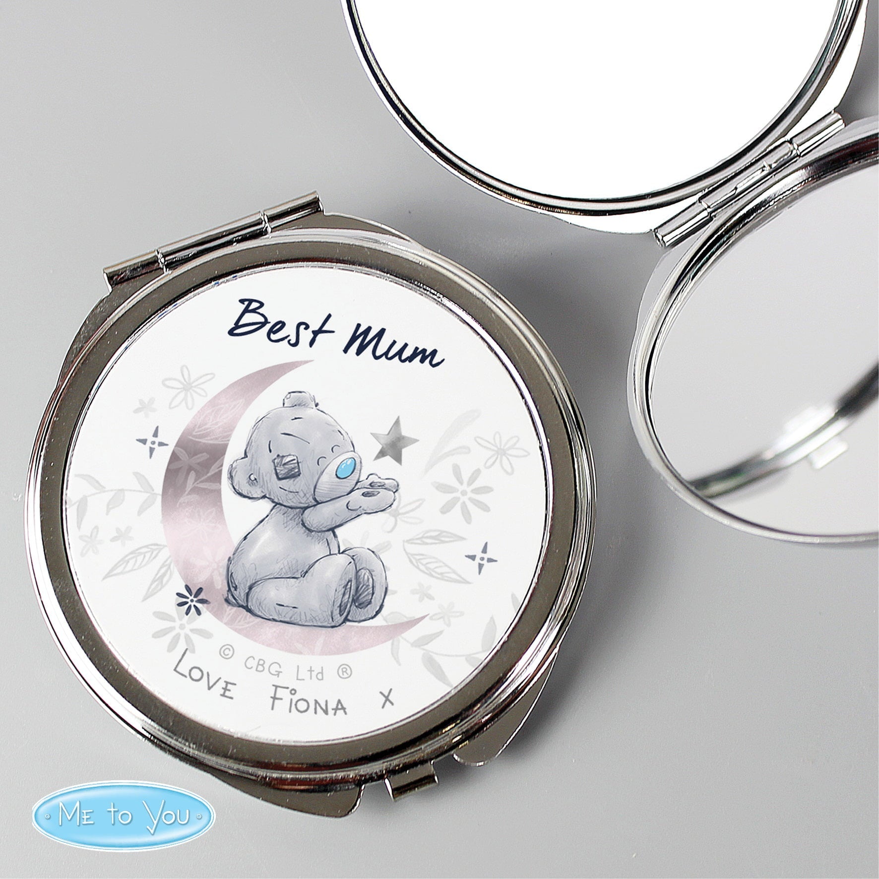 Personalised Moon & Stars Me To You Compact Mirror: 1 - Compact Mirrors