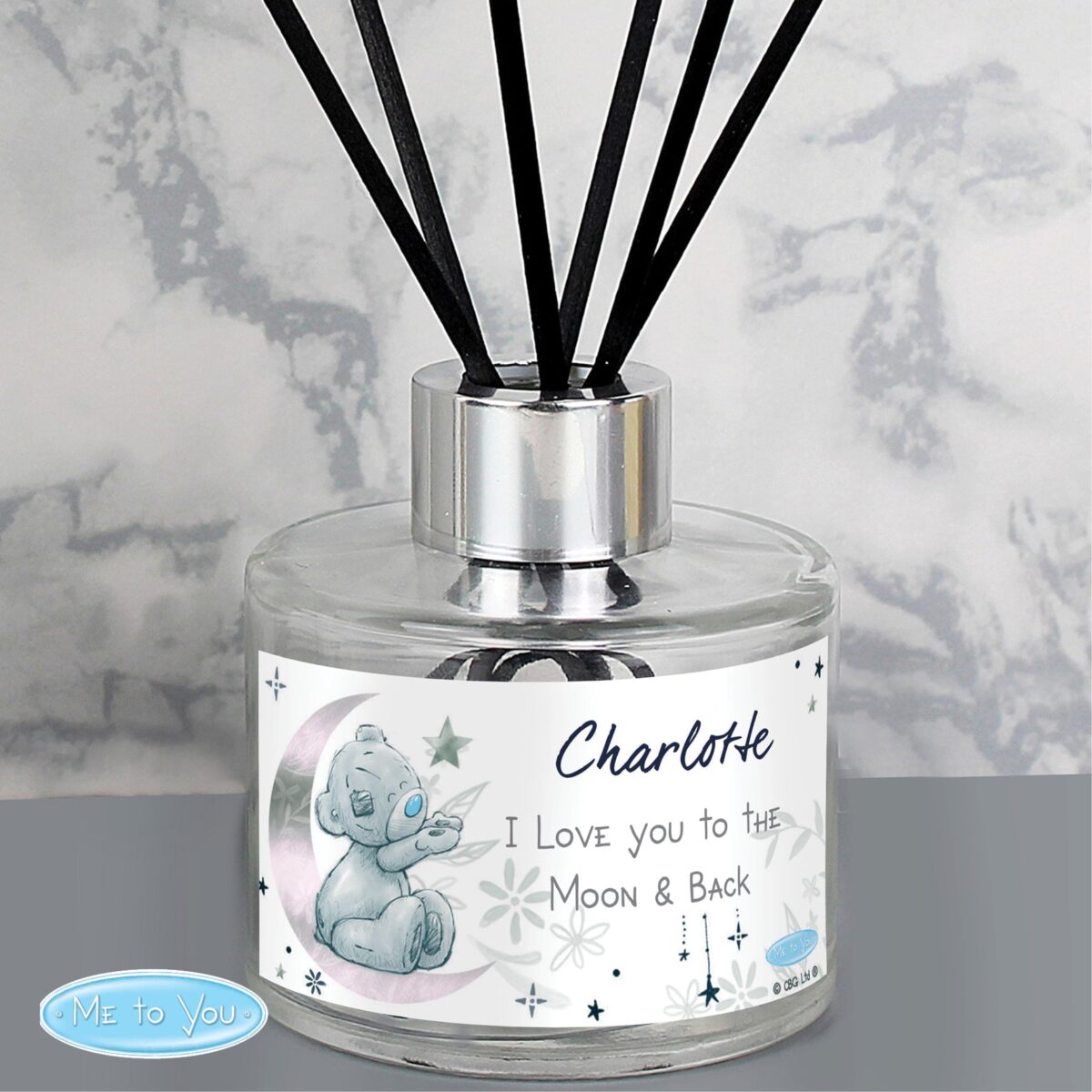 Personalised Moon & Stars Me To You Reed Diffuser: 3 - Reed Diffusers