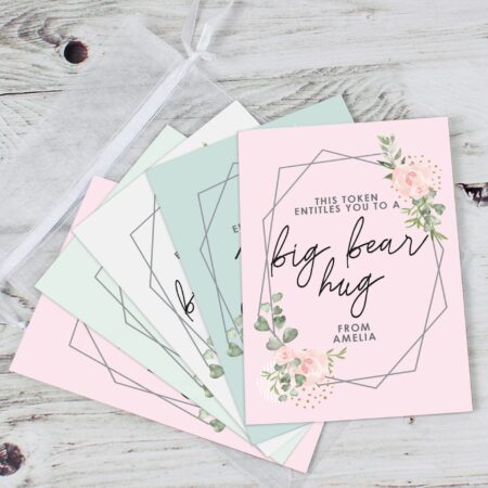 Personalised mothers day voucher cards