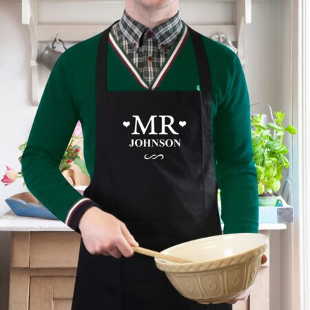 Personalised mr apron