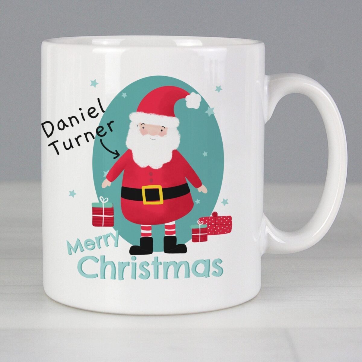 Personalised mr claus christmas mug