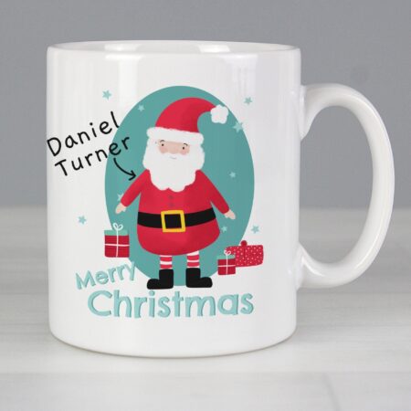 Personalised mr claus christmas mug