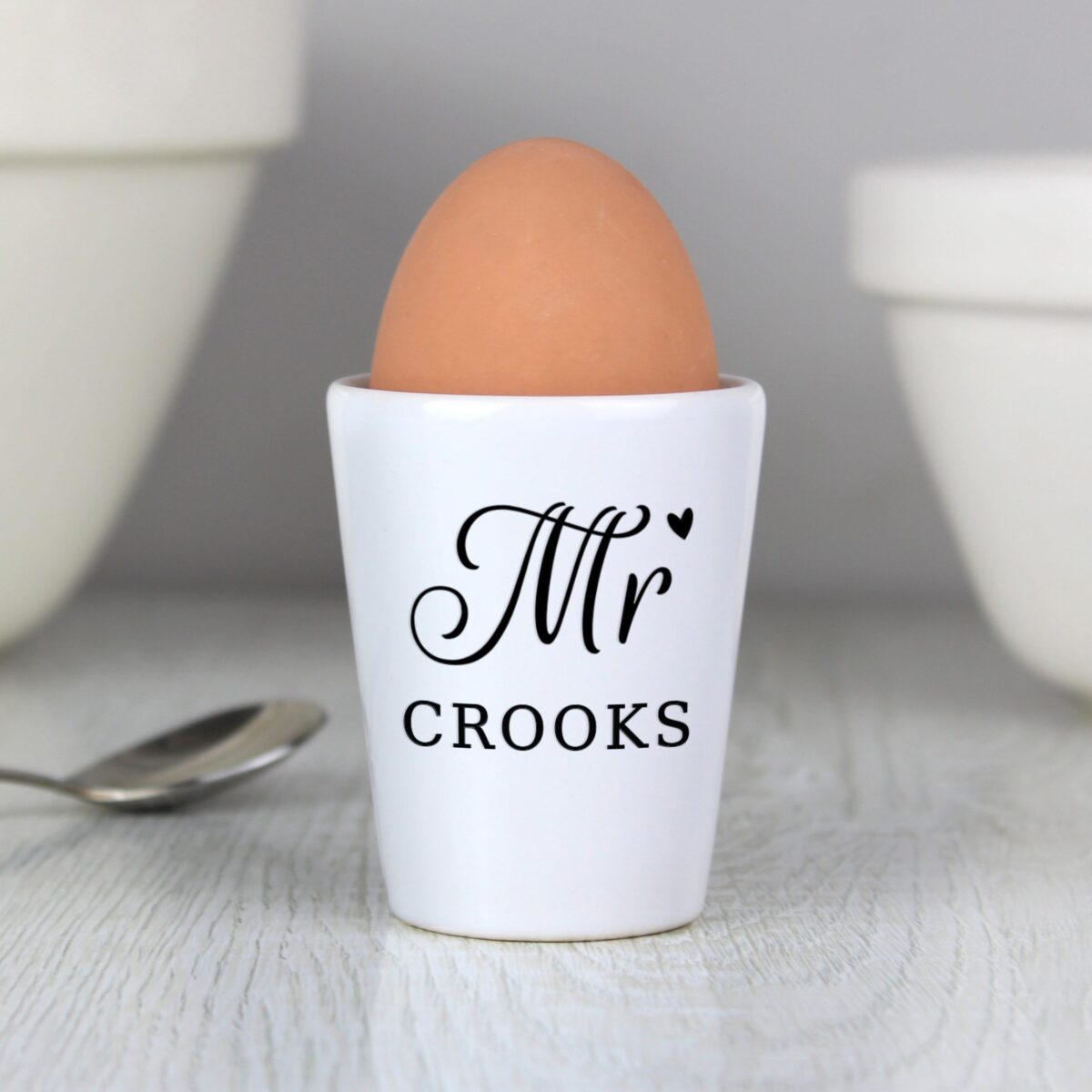 Personalised Mr Egg Cup: 1 - Egg Cups By Gift Moments