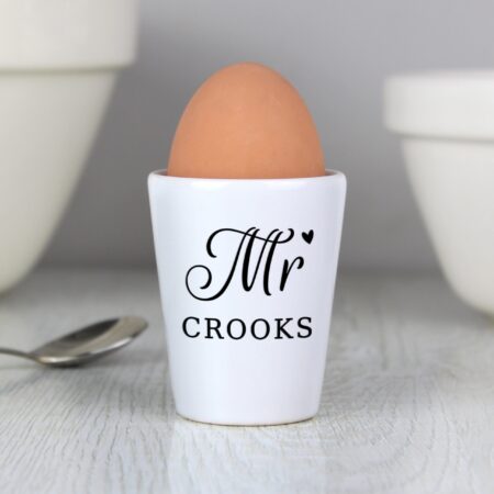 Personalised Mr Egg Cup: 1 - Egg Cups By Gift Moments