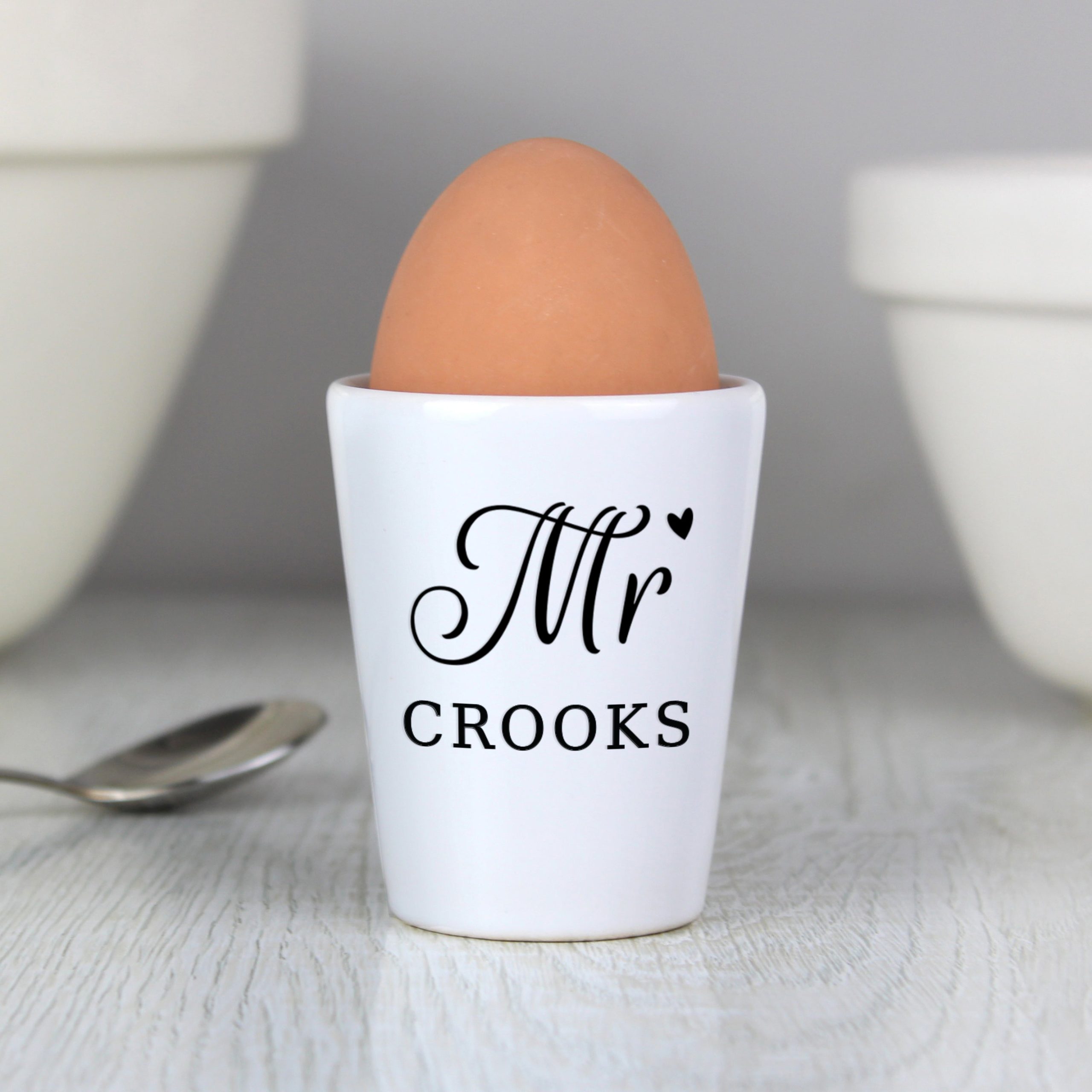 Personalised Mr Egg Cup: 1 - Egg Cups By Gift Moments