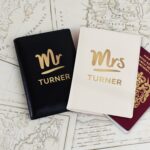 Personalised Mr & Mrs Passport Holders Set: 1 - Passport Holders By Gift Moments