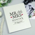 Personalised Mr & Mrs Traditional Photo Album: 1 - Photo Albums By Gift Moments