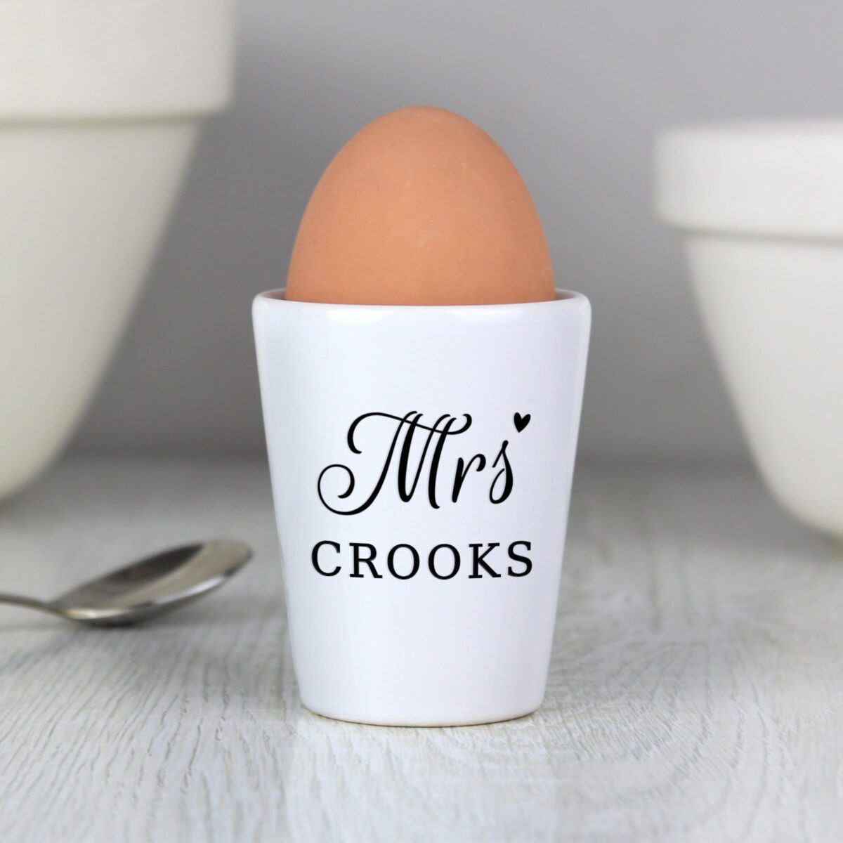 Personalised Mrs Egg Cup: 1 - Egg Cups By Gift Moments