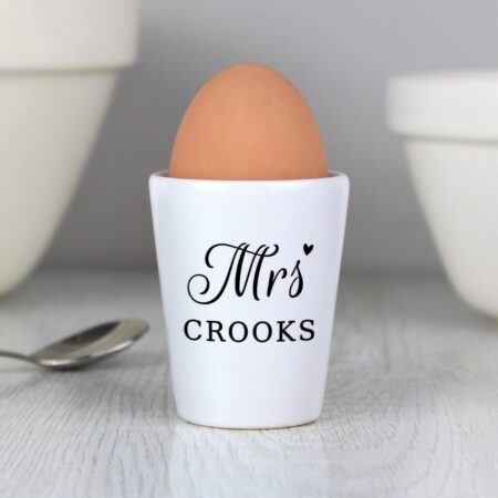 Personalised Mrs Egg Cup: 1 - Egg Cups By Gift Moments