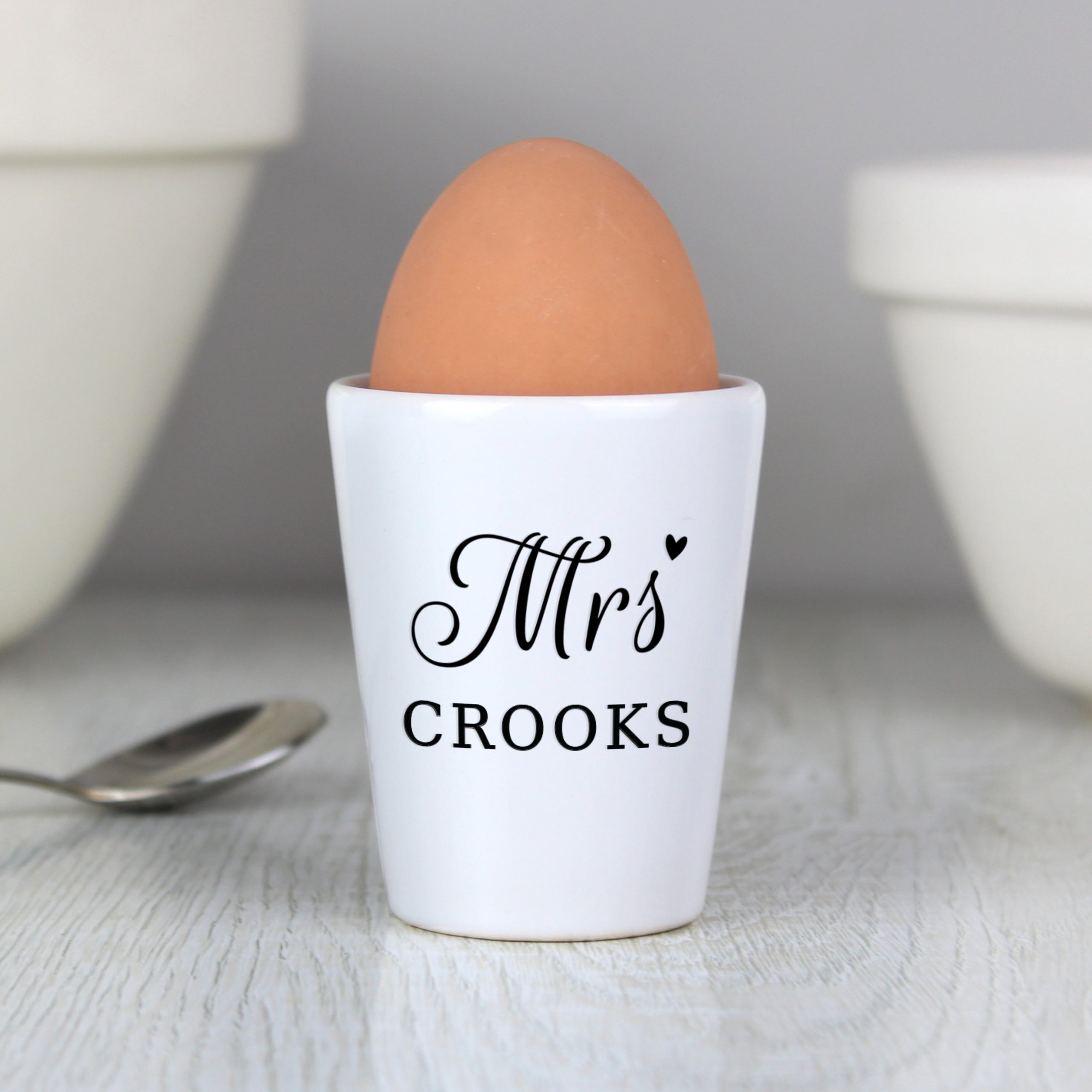 Personalised Mrs Egg Cup: 1 - Egg Cups By Gift Moments