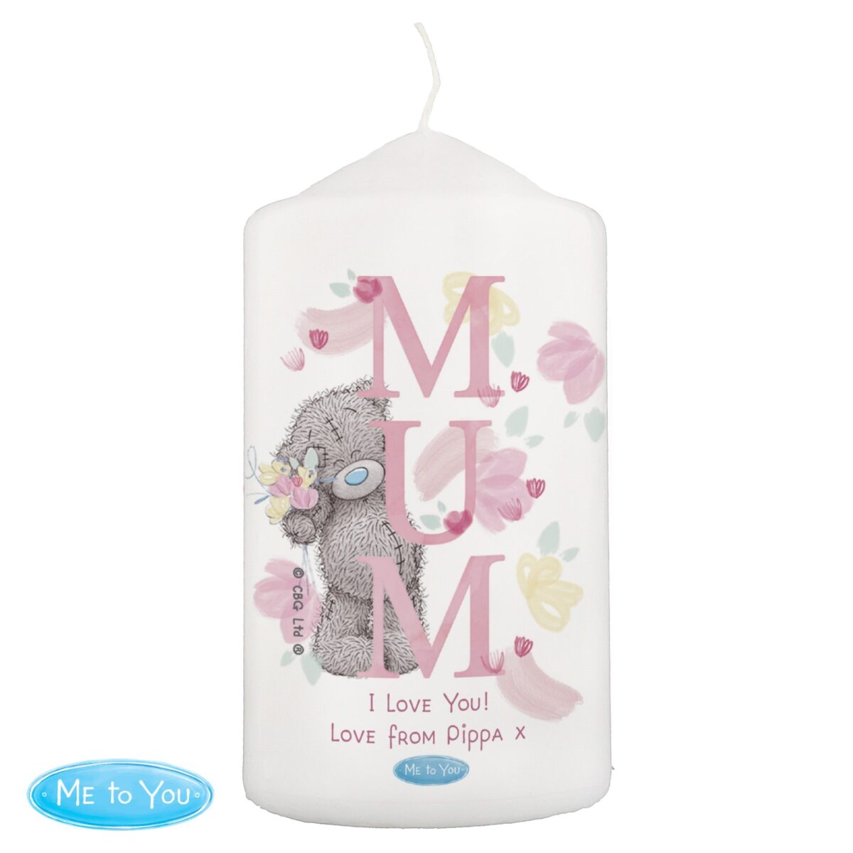 Personalised Me to You MUM Pillar Candle: 4 - Candles