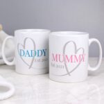 Personalised Mummy & Daddy Mug Set: 1 - Mugs By Gift Moments