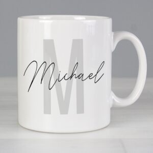 Personalised Name & Initial Mug: 1 - Mugs By Gift Moments