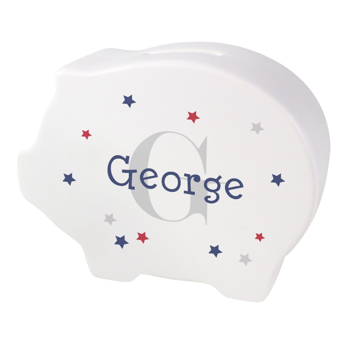 Personalised Name & Initial Piggy Bank: 5 - Money Boxes By Gift Moments