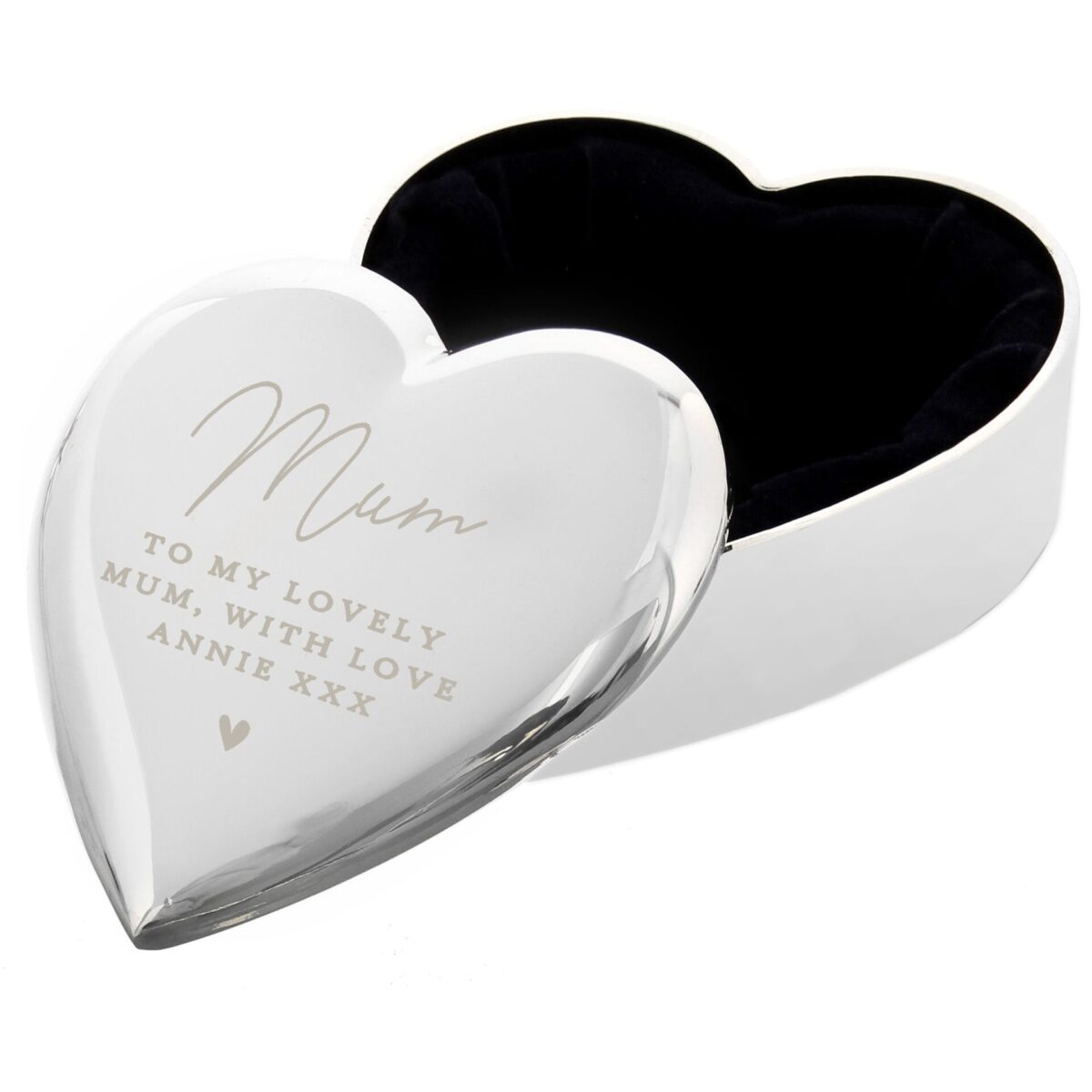 Personalised Name and Message Heart Trinket Box: 5 - Trinket Boxes By Gift Moments