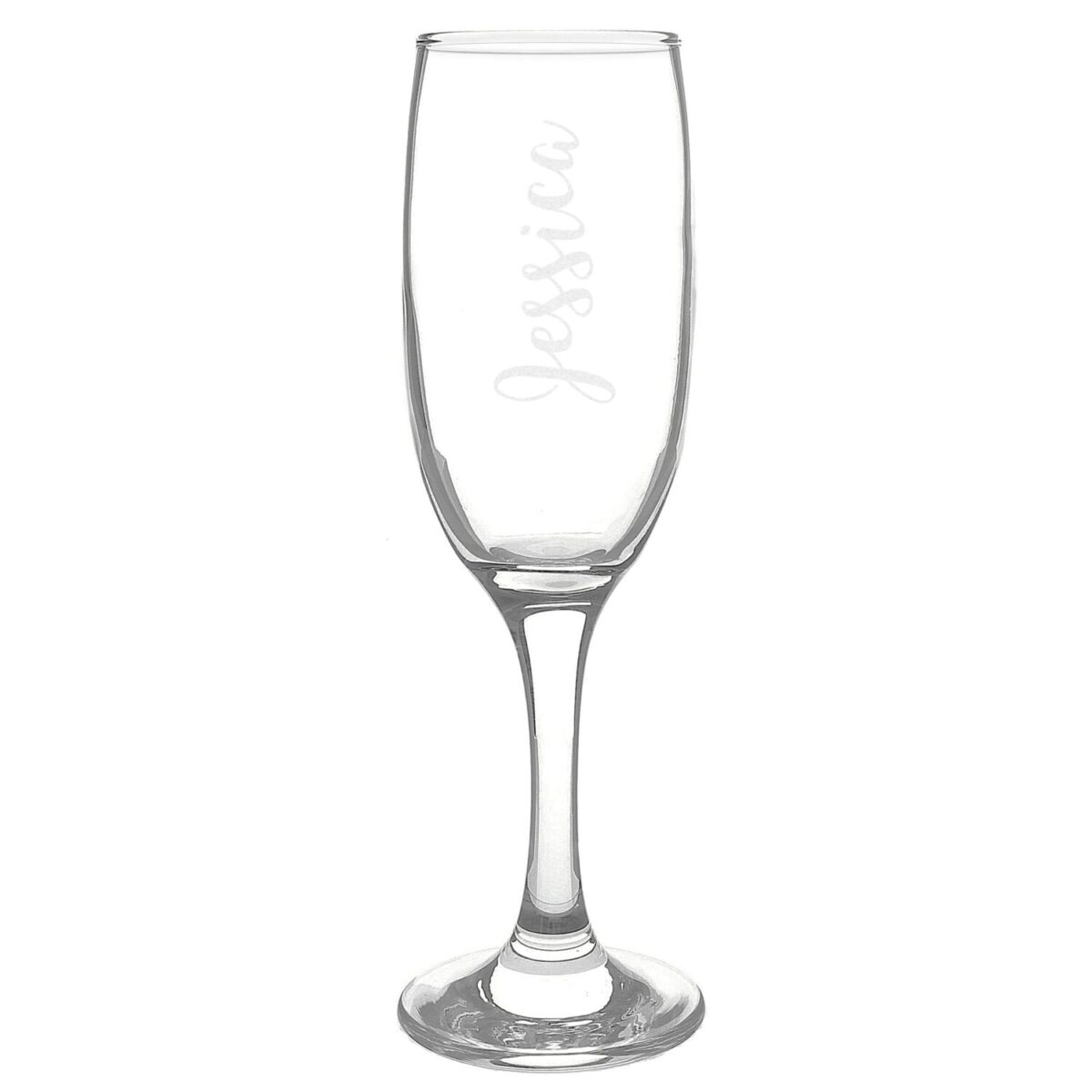 Personalised Name Only Engraved Flute: 2 - Champagne Flutes By Gift Moments