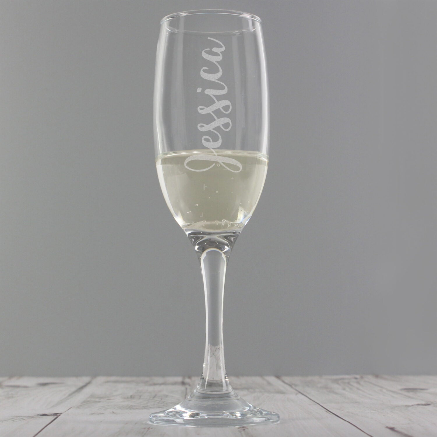 Personalised Name Only Engraved Flute: 1 - Champagne Flutes By Gift Moments
