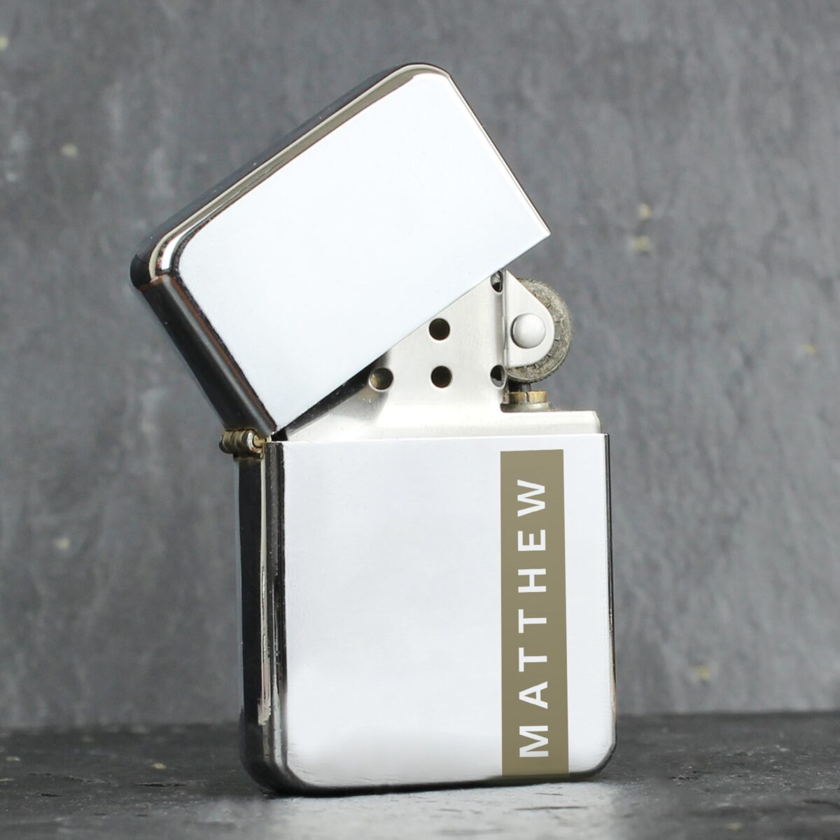 Personalised name only lighter