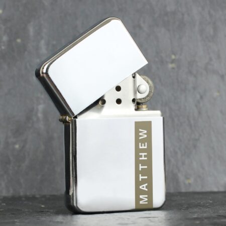 Personalised name only lighter
