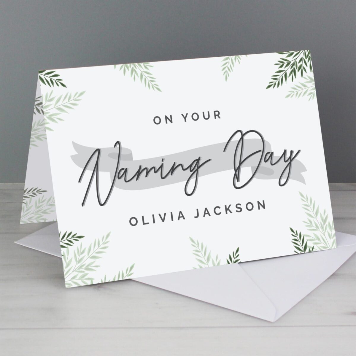 Personalised Naming Day Card: 1 - Greeting Cards By Gift Moments