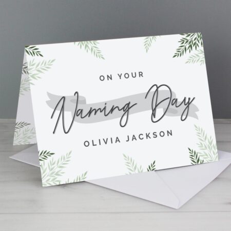 Personalised Naming Day Card: 1 - Greeting Cards By Gift Moments