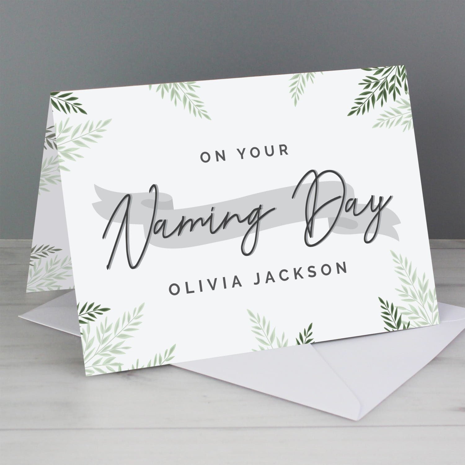 Personalised Naming Day Card: 1 - Greeting Cards By Gift Moments