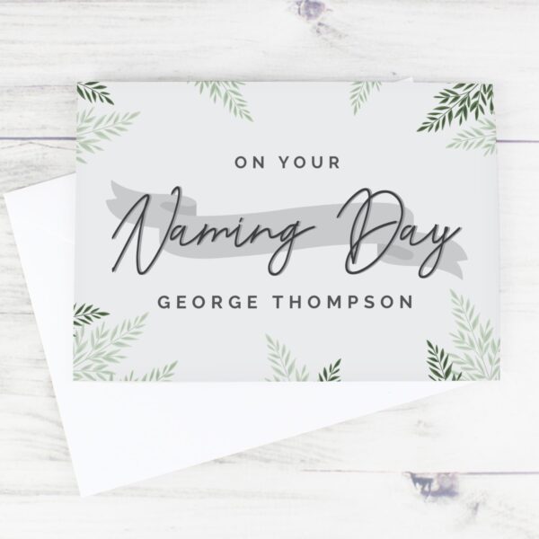 Personalised Naming Day Card: 2 - Greeting Cards By Gift Moments