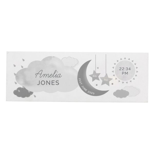 Personalised New Baby Wooden Block Nursery Sign: 2 - Signs & Plaques By Gift Moments