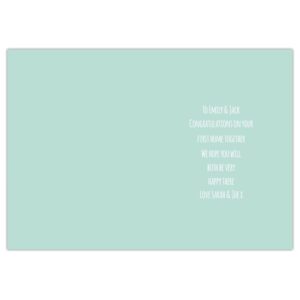 Personalised New Home Card: 4 - Greeting Cards By Gift Moments