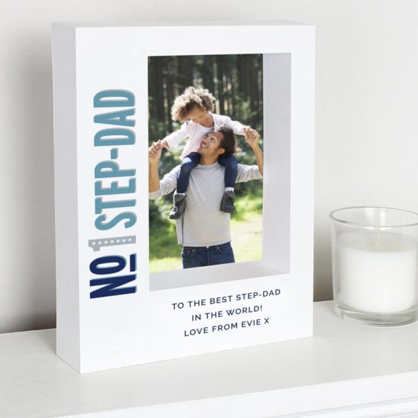 Personalised No.1 5x7 Box Photo Frame: 2 - Photo Frames By Gift Moments