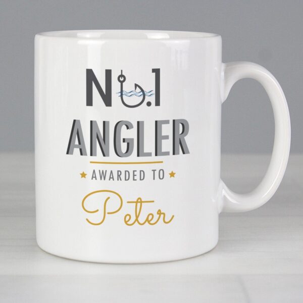 Personalised No.1 Angler Mug: 2 - Mugs By Gift Moments