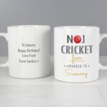 Personalised No.1 Cricket Fan Mug: 1 - Mugs By Gift Moments