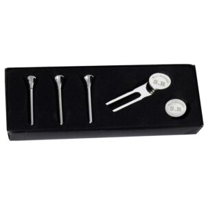 Personalised No.1 Golfer Golf Set: 3 - Golf Tees & Markers By Gift Moments