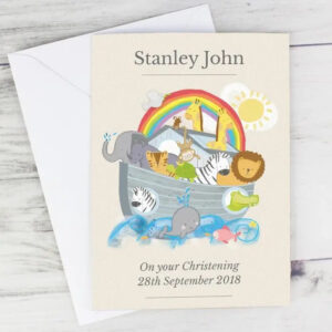 Personalised Noah’s Ark Card: 1 - Greeting Cards By Gift Moments