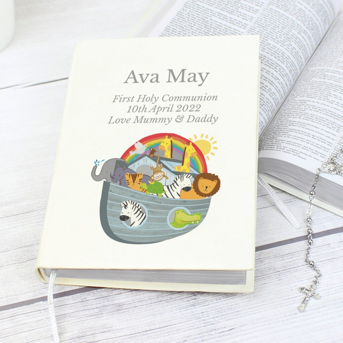Personalised Noahs Ark Holy Bible - Eco-friendly: 3 - Books By Gift Moments