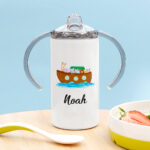 Personalised Noah’s Ark Kids Sippy Cup: 1 - Kids Bottles By Gift Moments