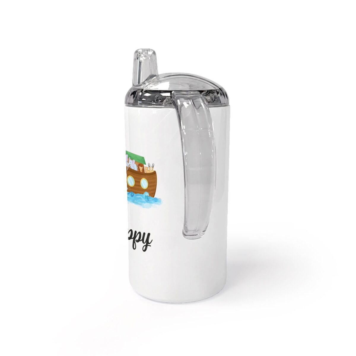 Personalised noahs ark kids sippy cup