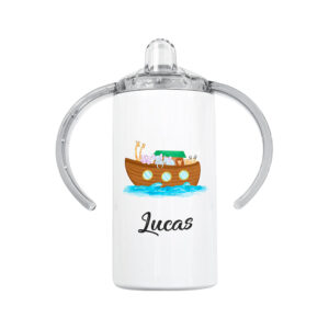Personalised Noah’s Ark Kids Sippy Cup: 7 - Kids Bottles By Gift Moments