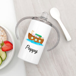 Personalised Noah’s Ark Kids Sippy Cup: 4 - Kids Bottles By Gift Moments