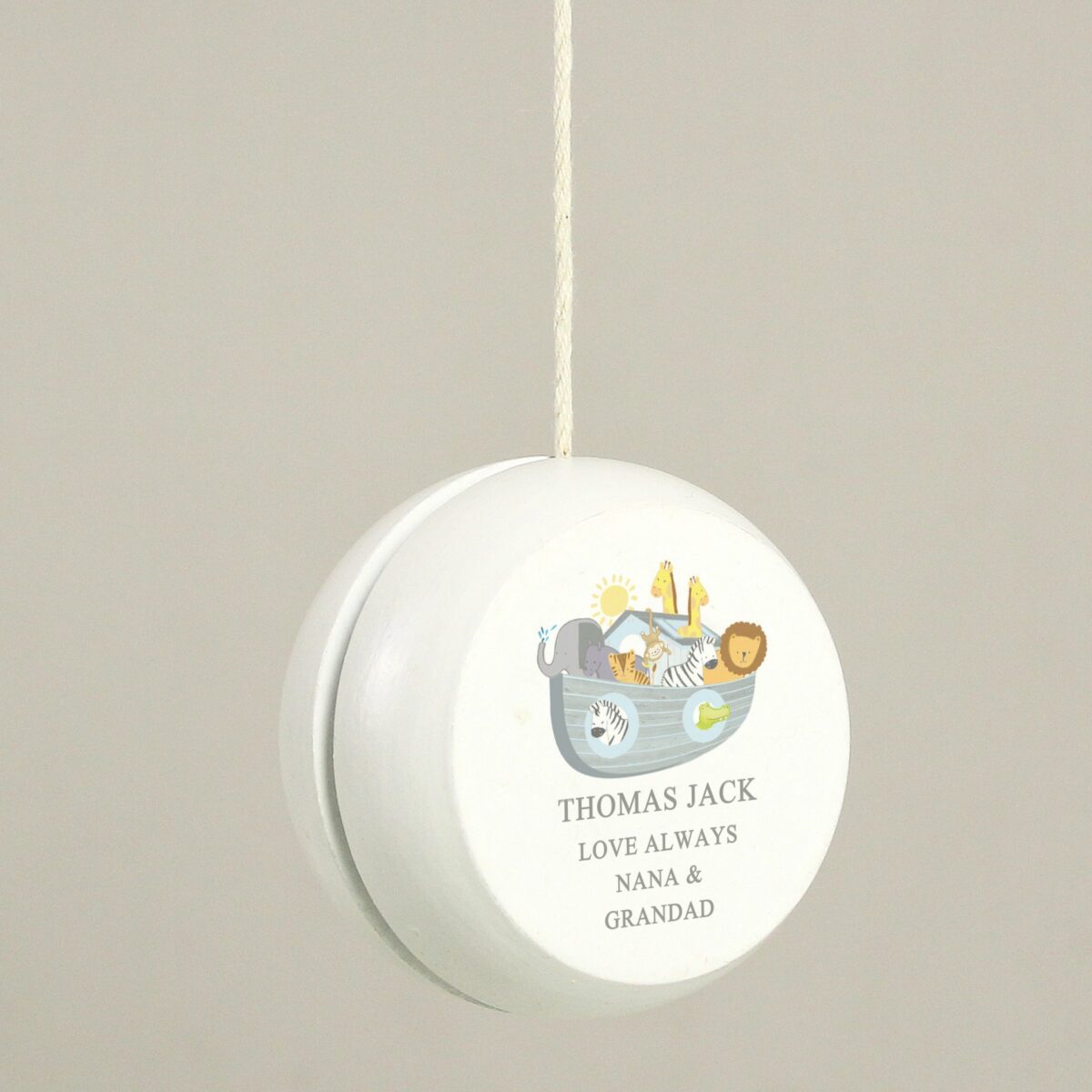 Personalised Noahs Ark Wooden Yoyo: 3 - Toys By Gift Moments