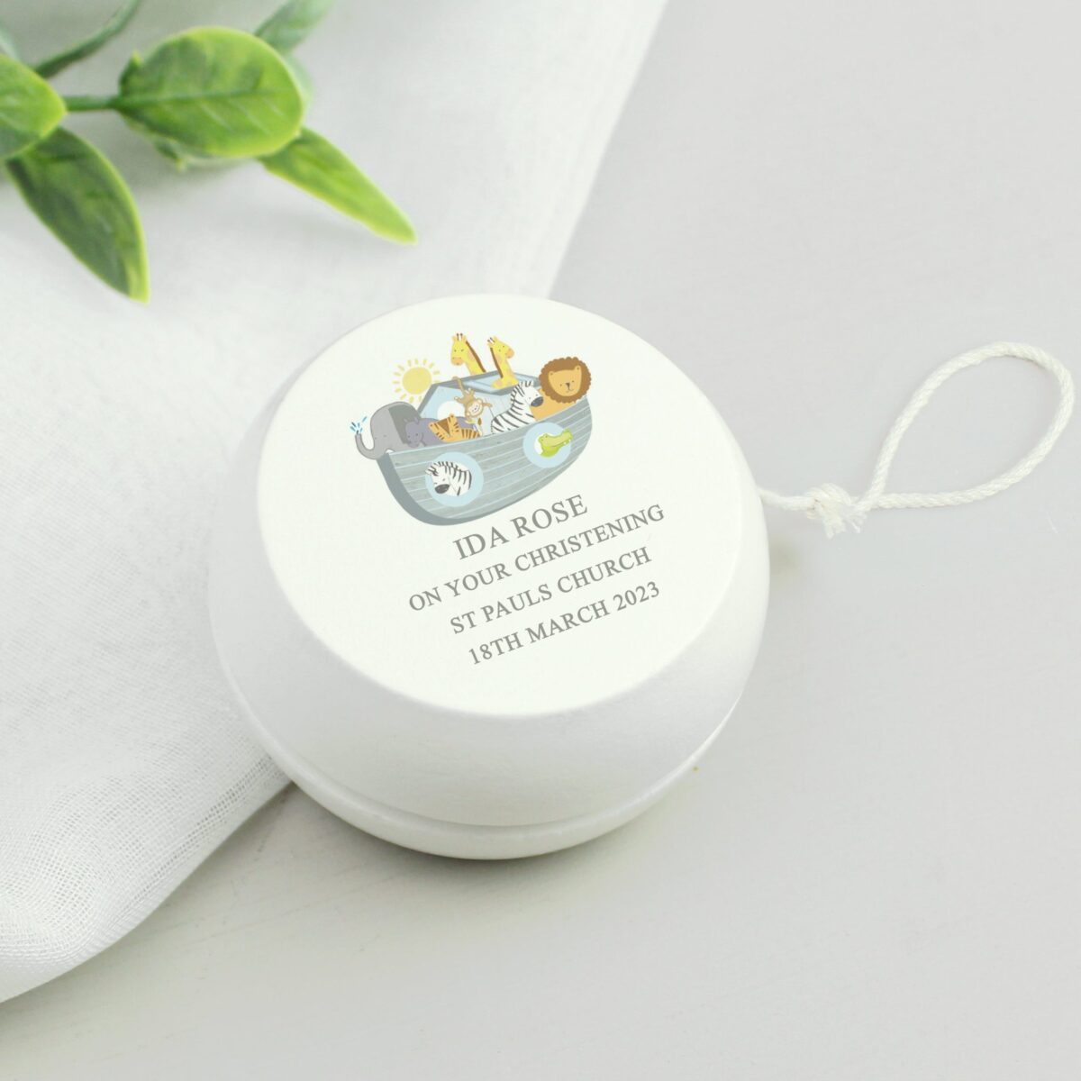 Personalised Noahs Ark Wooden Yoyo: 1 - Toys By Gift Moments