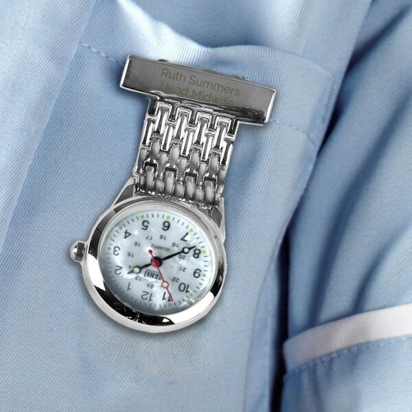 Personalised Nurse’s Fob Watch: 1 - Watches By Gift Moments