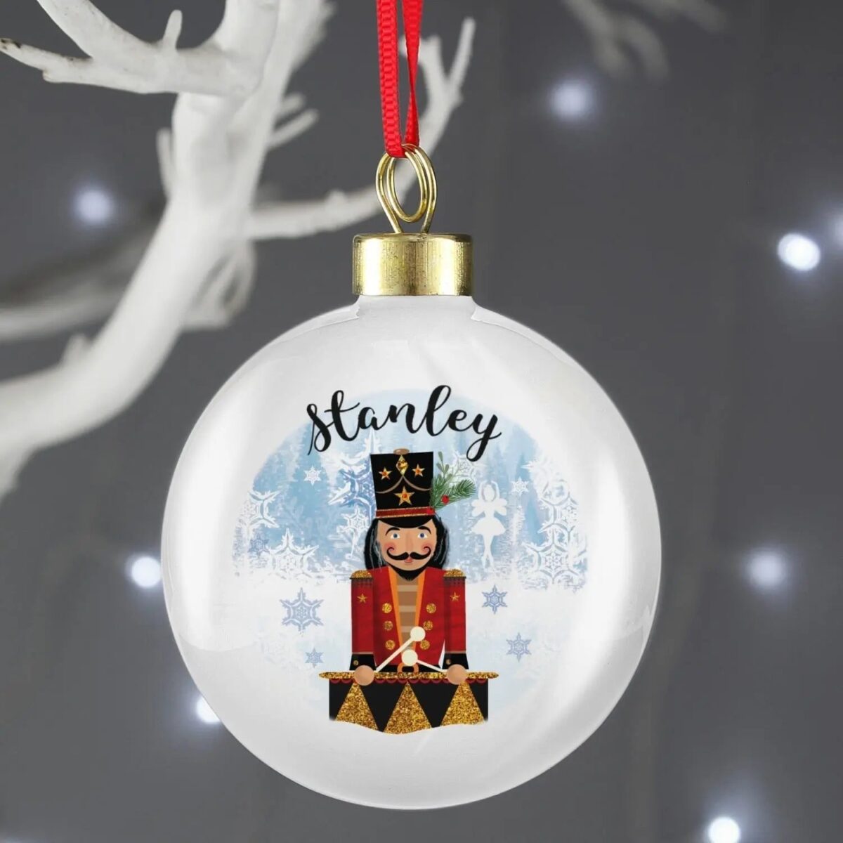 Personalised nutcracker bauble
