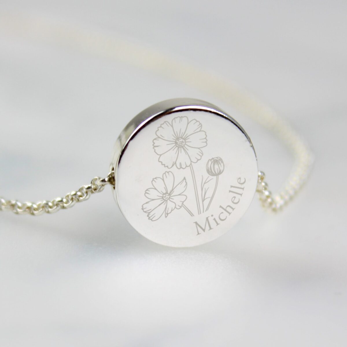 Personalised October Birth Flower Necklace and Box: 6 - Necklaces By Gift Moments